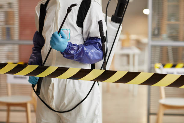 Professional Biohazard Cleanup technician working in Audubon, PA